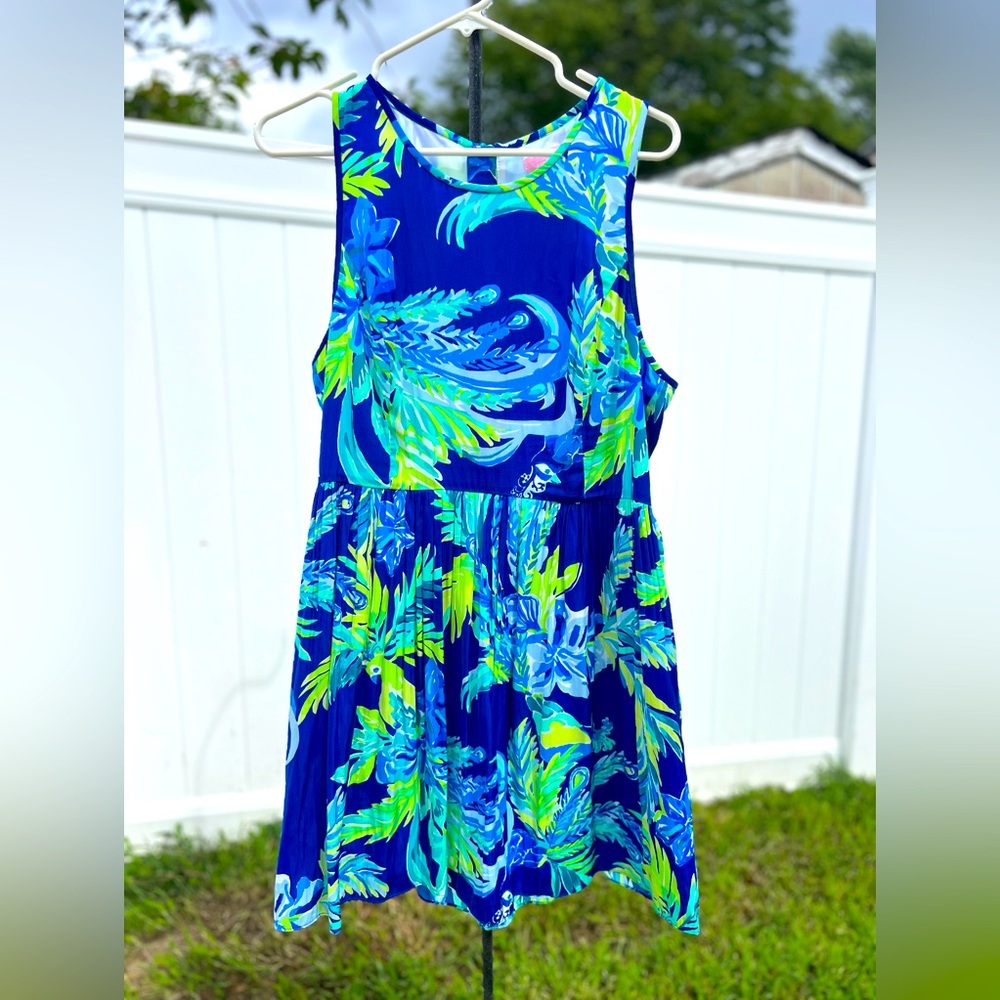 Lilly Pulitzer Kassia Dress in “Twilight Bluenest to Nothing”